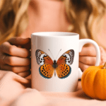 Natural Butterflies Clipart Coffee Mug Mockup - OSullivan Supply Co