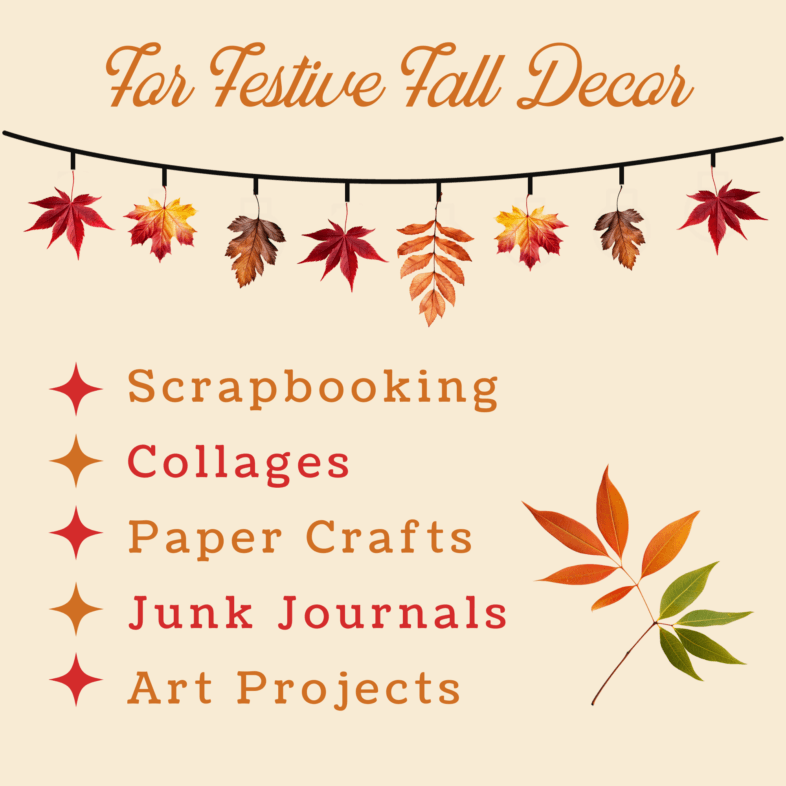 Fall Festive Décor Ideas, scrapbooking, collages, paper crafts, junk journals, art projects, digital designs, digital scrapbooking, digital art, OSullivan Supply Co, OSCO